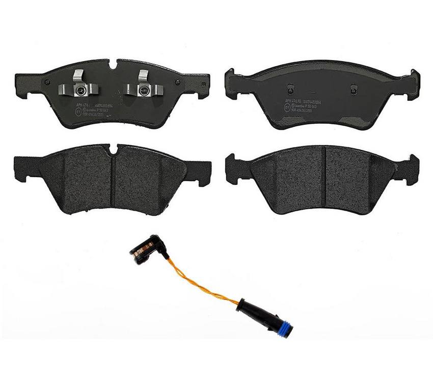 Brembo Brake Pad Set Kit - Front (Low-Met) (with Sensor)